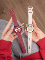 20mm Band for Samsung Galaxy Watch 6/5/5 pro/4/6 classic Silicone correa Sport Engraved leopard bracelet Huawei GT 4-3-2 Strap