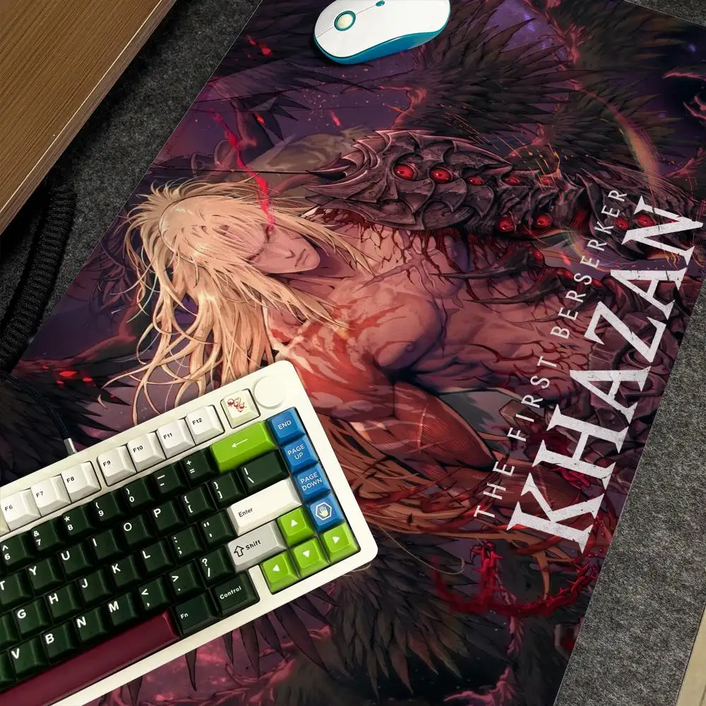 Mauspad Xxl Computer Groß Die Khazan-Größe Rutschfeste Gamer-Tastatur 90x40cm Art First Design HD B-Berserker Schreibtischunterlage