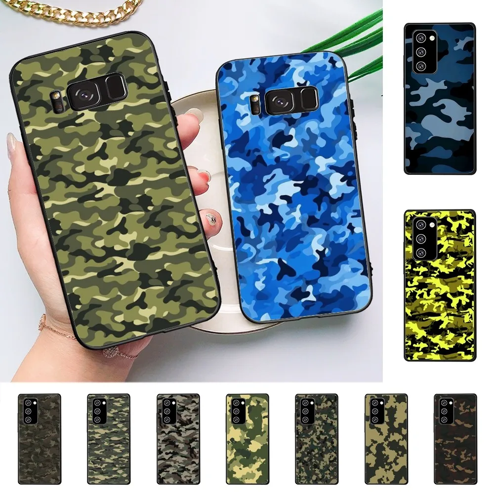 Camouflage Camo Military Army Phone Case For Samsung Note 8 9 10 20 Pro Plus Lite M 10 11 20 30 21 31 51 A 21 22 42 02 03