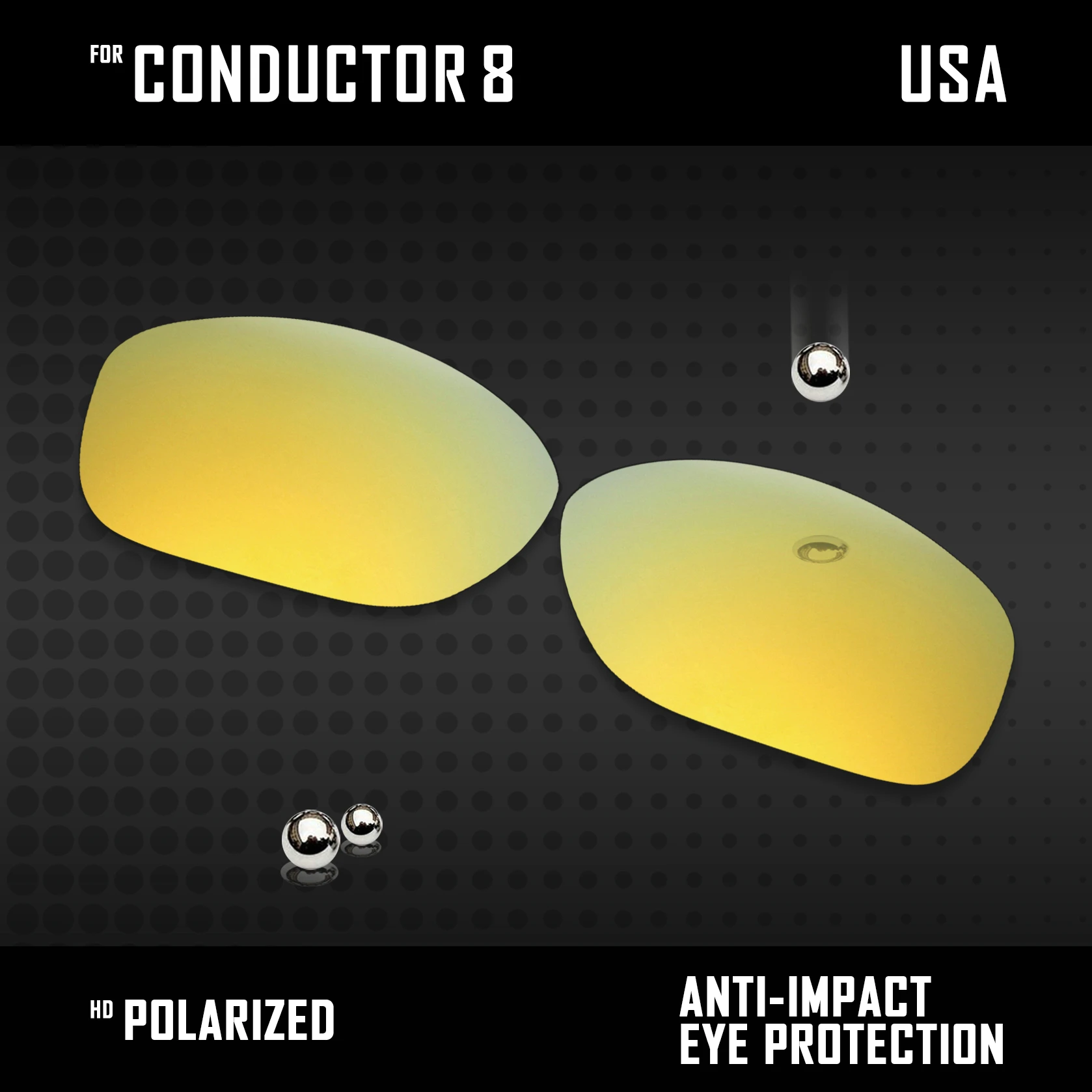 OOWLIT Lenses Replacements For Oakley Conductor 8 OO4107 Sunglasses Polarized - Multi Colors