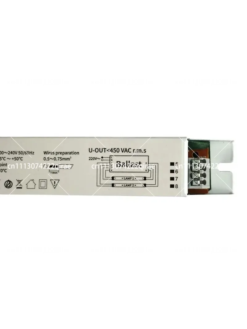1pc T5 2x54W 220-240V 50/60Hz High Power Electronic Ballast for Fluorescent Lamp Instant Start