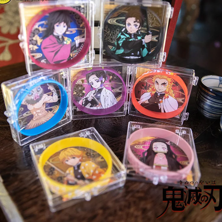 ELBCOS Kimetsu no Yaiba  Demon Slayer Kamado Tanjirou Nezuko Agatsuma Zenitsu Wristband