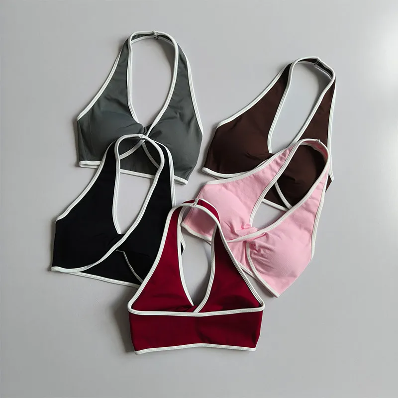 2-teiliges nahtloses Sport-Set mit Push-up-BHs für Damen, geeignet für Laufen und Aerobic, hochelastische, hüftformende Sport-Shorts. – Detail 31