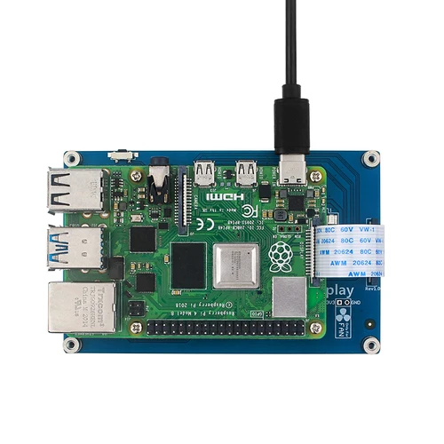 Imagen 2 del producto Raspberry Pi 4,3 pulgadas DSI pantalla táctil 800x480 IPS LCD módulo MIPI TFT Monitor capacitivo para pantalla RPI 5 4B 3B + 3B