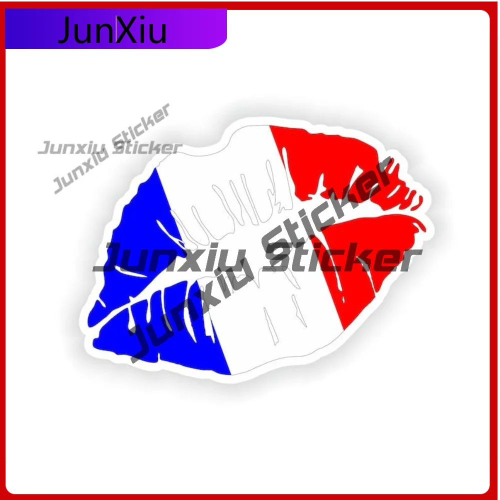 

Lips France Sticker Premium Vinyl Decal For Helmet Truck Scratch Cover Decoration Auto Accessories Exterior Vinyl Decal