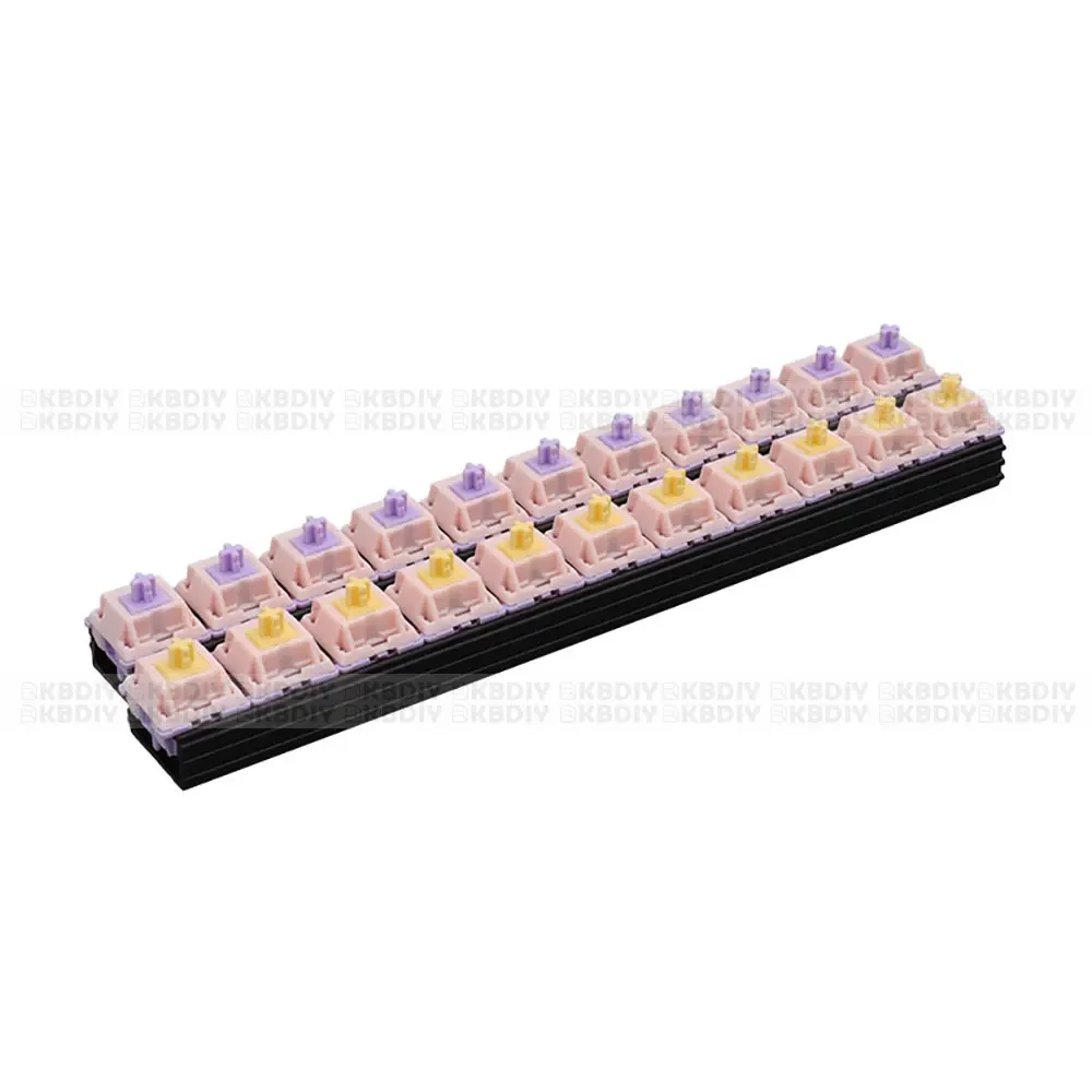 MMD Princess V3 Switch Linear Tactile 38/45/53/48/60g HIFI Sound Mechanical Keyboard Switches POM PTFE Material Custom DIY 5Pins