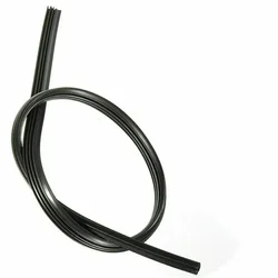 2pcs Boneless Frameless Silicone Car Wiper Blade Refill Strips Windscreen 6mm 26