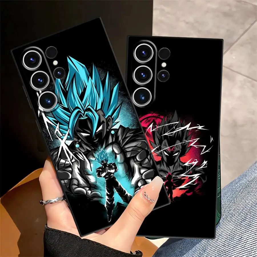 Weiche Funda-Rückseite Handyhülle für Samsung Galaxy S25 Ultra S25+ S24+ S24 S23 FE S21 S21+ S20 FE S22 Plus Dragon Ball Logo