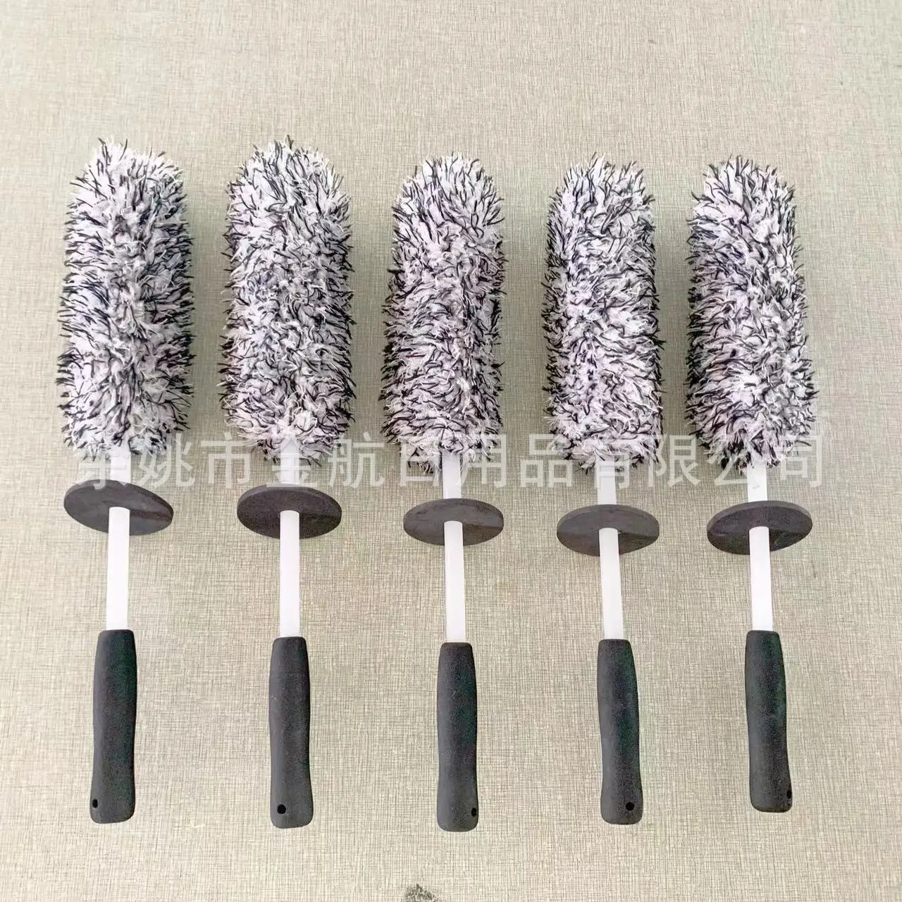 Car Ultra Fine Fiber Tire Brush Wheel Hub Brush Automobile Steel Ring Cleaning Brush Qimei Car Maintenance Washing Brush