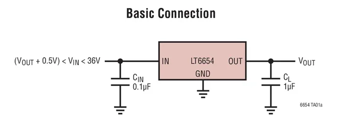 LT6654BXMS8-2.5 LT6654 LTHCD  - Precision Wide Supply High Output Drive Low Noise Reference