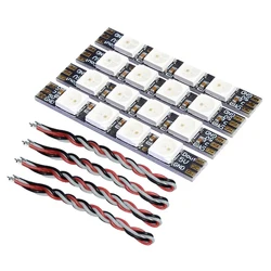 1SET/4PCS PandaRC LED0539 LED light WS2812 5V RGB Programmable Highlight Light strip with cable for RC FPV drones F3/F4 FC