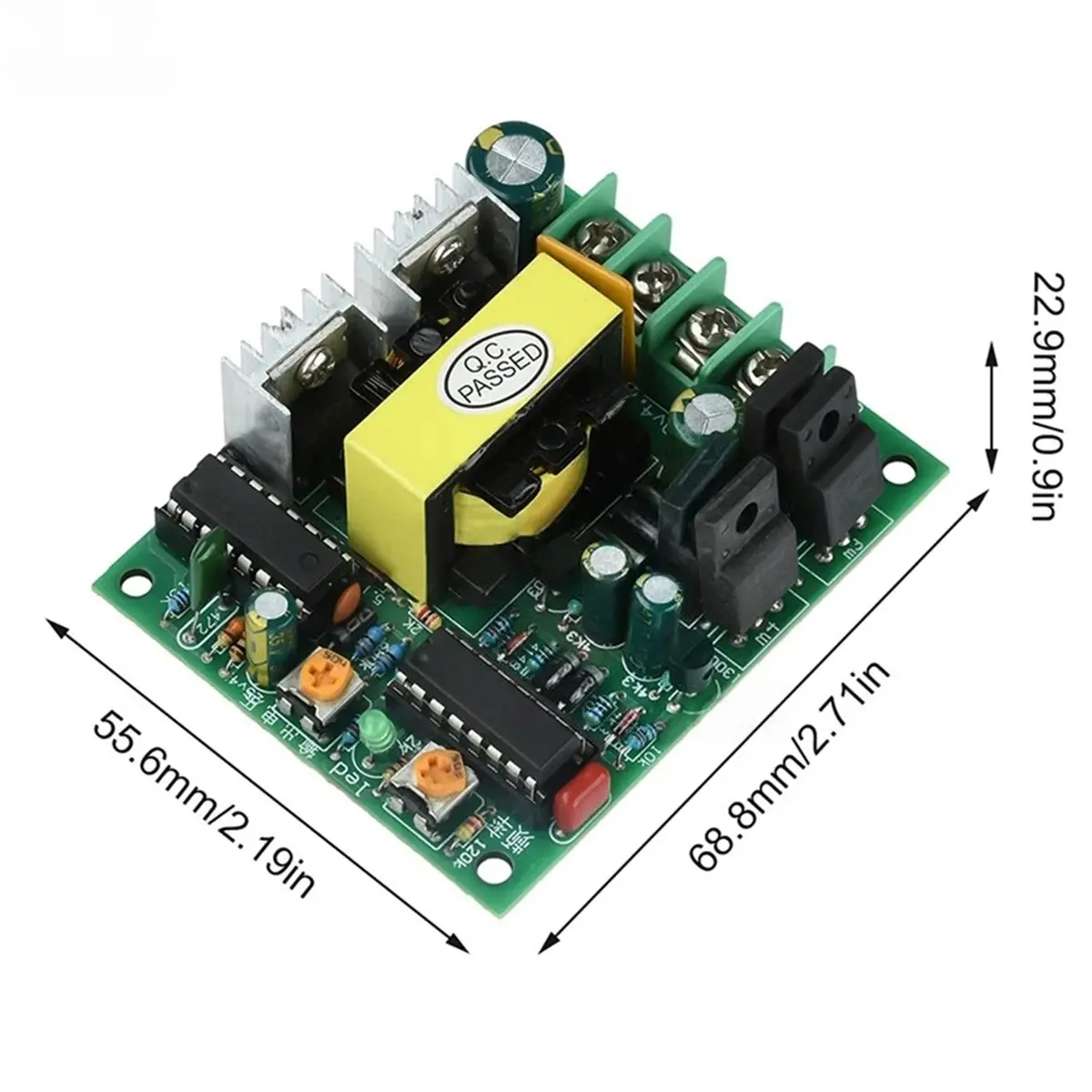 COFA DC 12V to AC 220V 100W Inverter Board - Step Up Power Converter with Overload Protection