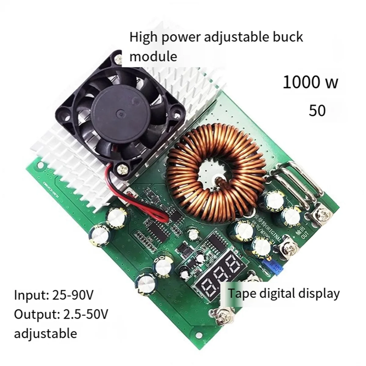

Efficient DC-DC Step-down Power Supply Module Buck Converter Voltage Regulator
