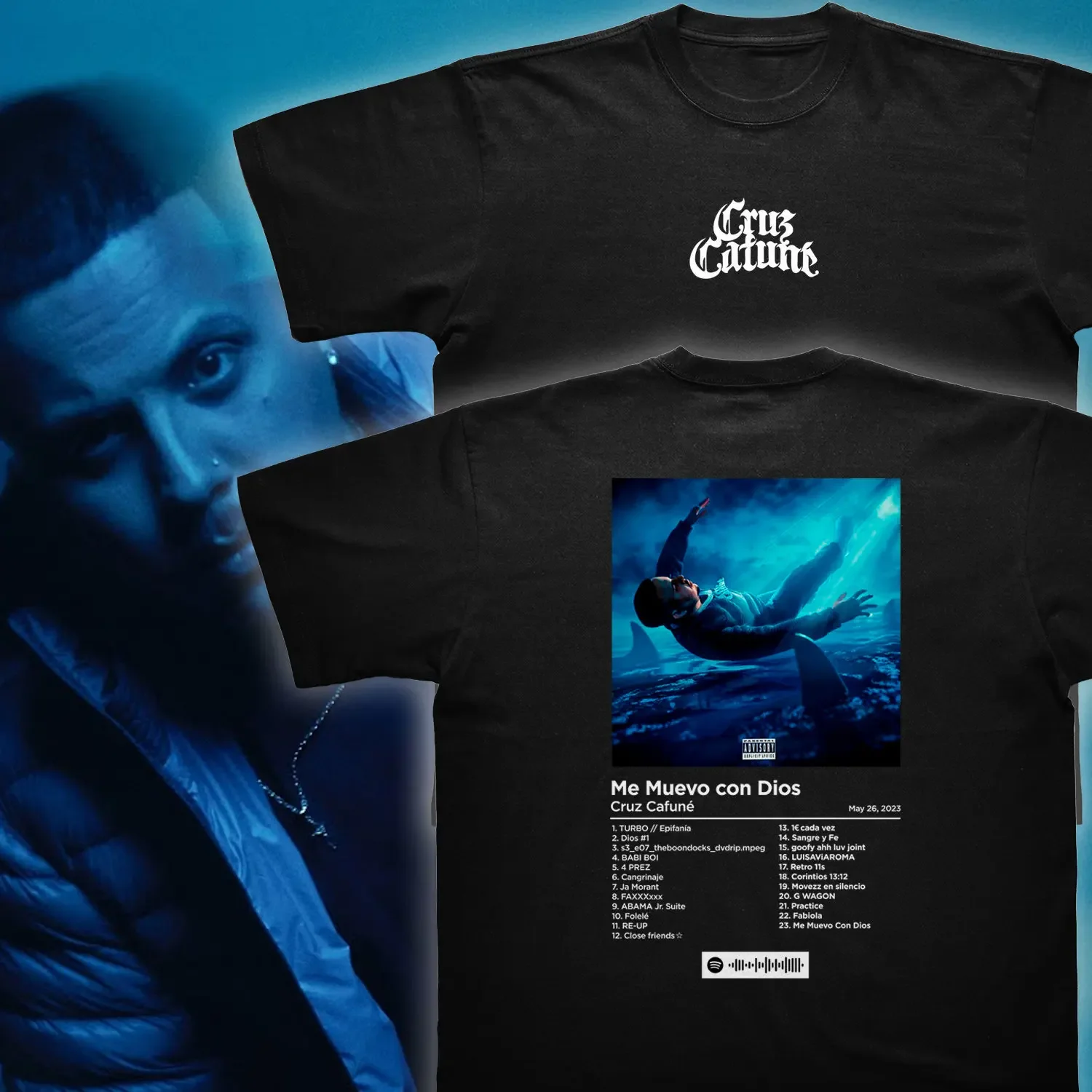 

Cruz Cafuné Bootleg Unisex Softstyle T-Shirt Casual Hip Hop Sports Loose women men T-shirt The Same Style UNSEIX OVERSIZE TOP