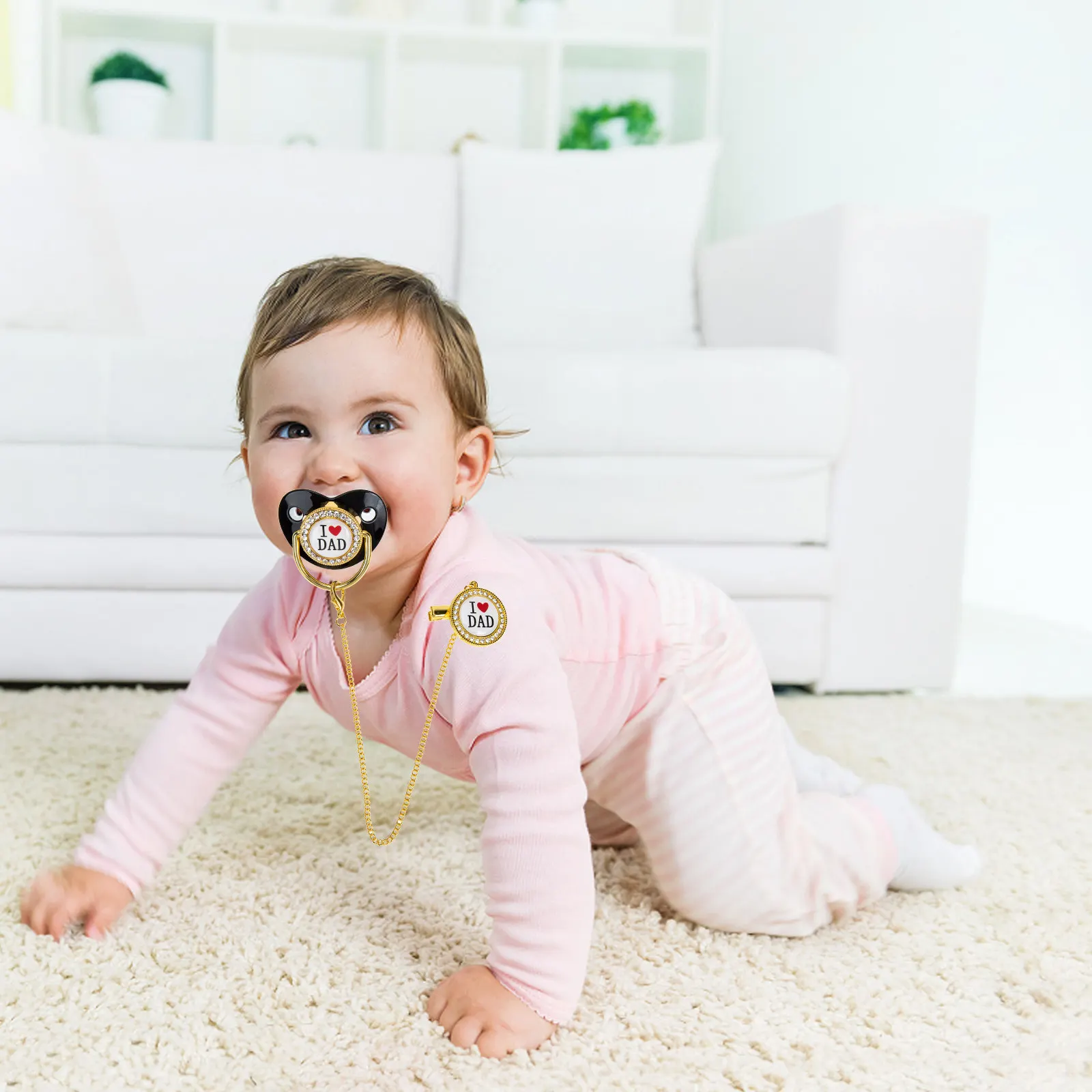 

Силиконовая соска-пустышка для младенцев с клипсой, эргономичная, с гладкими краями, для новорожденных, успокаивающая при прорезывании зубов, безопасная, из пищевого силикона