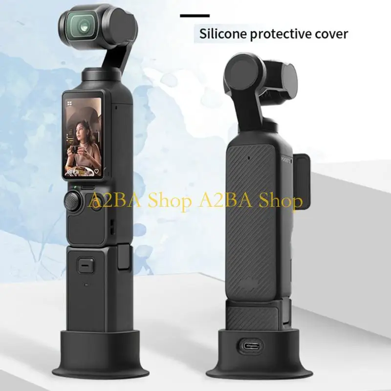 A2BA Sustainable Rubberized Base with Smooth Compatibility Permanent Silicone Base Travel Friendly Camera Accessory for Drones