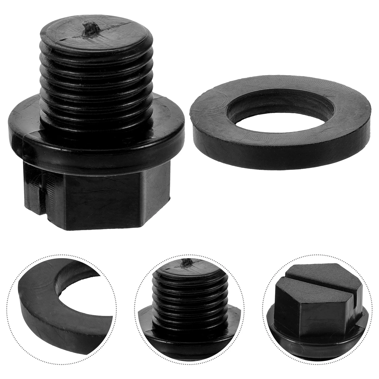 

2 Sets Swimming Pool Pump Pipe Plug Inflatable Drain Return Winterizing Plugs Accessories Expansion Thread Plastic Filter