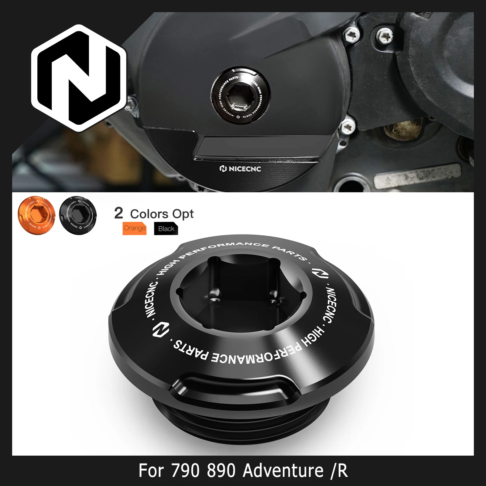 

For KTM 790 890 Adventure /R Duke 2018-2022 Engine Ignition Cover Plug For KTM 1290 Super Adventure /R S T Super Duke R GT 15-23