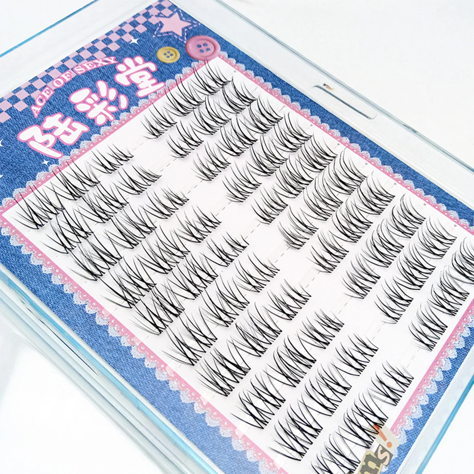 DIY Lash extensions Natuurlijke Zachte Valse Wimpers Koreaanse stijl individuele cluster wimpers Pluizige dagelijkse wimper Make-up accessoires