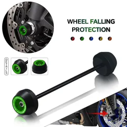 For VERSYS650 versys650 versys1000 17-2026 Motorcycle CNC Front Fork Wheel Fork Crash Pad Axle Sliders Falling Protection