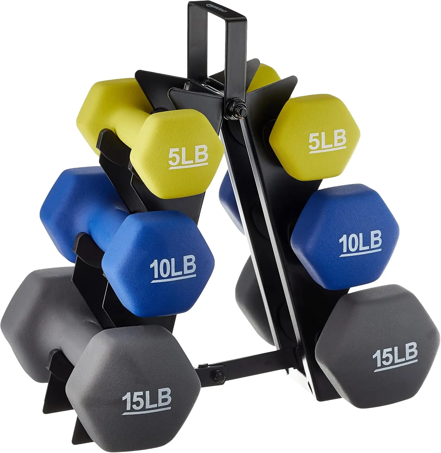 Neoprene Dumbbell Hand Weights for Exercise and Muscle Toning