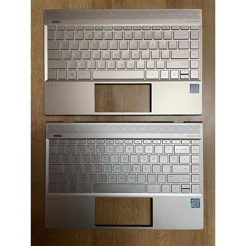 P+For HP ENVY 13 13-AH TPN-W136 C Shell Palmrest W/ Keyboard Silver/ Gold