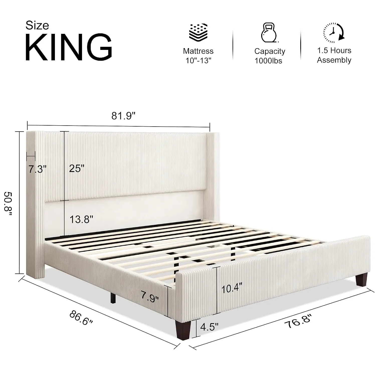 King Bed Frame 50.8