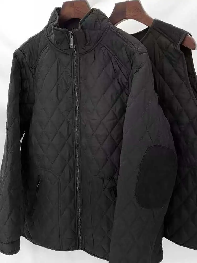 

Приталенная хлопковая куртка с воротником-стойкой, легкая, теплая, с внутренней подкладкой, в американском повседневном стиле, молодежная модная модель, с длинными рукавами