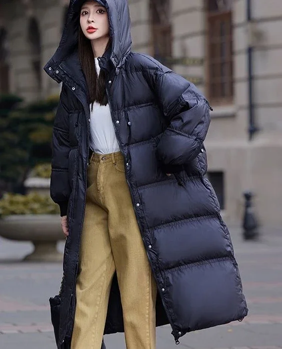 2026 Winter New Women's Down Jacket Commuter Cold proof Hooded Jacket