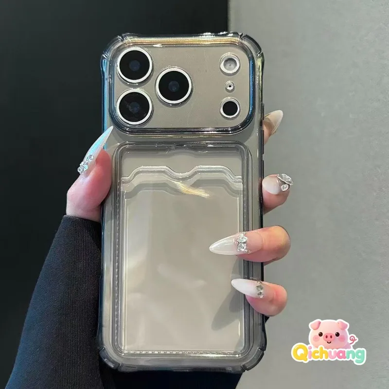 

For Samsung Galaxy A07 A17 A05S A24 A04E M04 M13 A54 A34 A14 A13 M53 M33 Luxury Candy Color Simple Card Holder Soft Phone Case