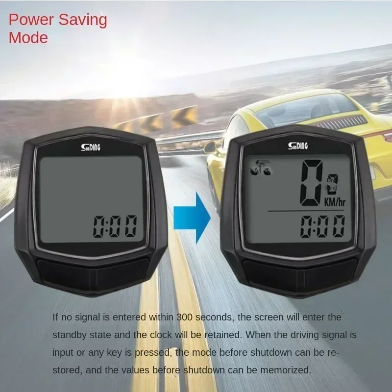 1PCS Waterproof Wired Digital Bike Ride Speedometer Odometer Bicycle Cycling Speed Counter Code Table Bicycle Computer Bike