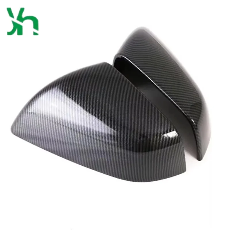 غطاء مرآة جانبية غطاء مرآة الرؤية الخلفية من ألياف الكربون الحقيقية مناسب لطراز تسلا S-2021-2023 ملحقات غطاء مرآة خارجي