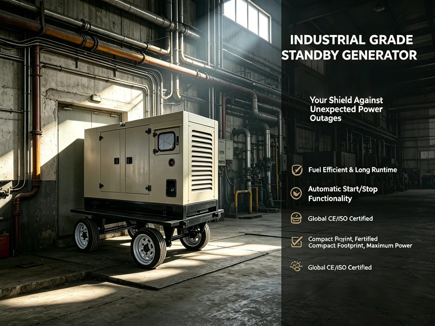 Low Fuel Consumption Farm Agricultural Irrigation  Industrial  Generator Set 30 kw  Generator