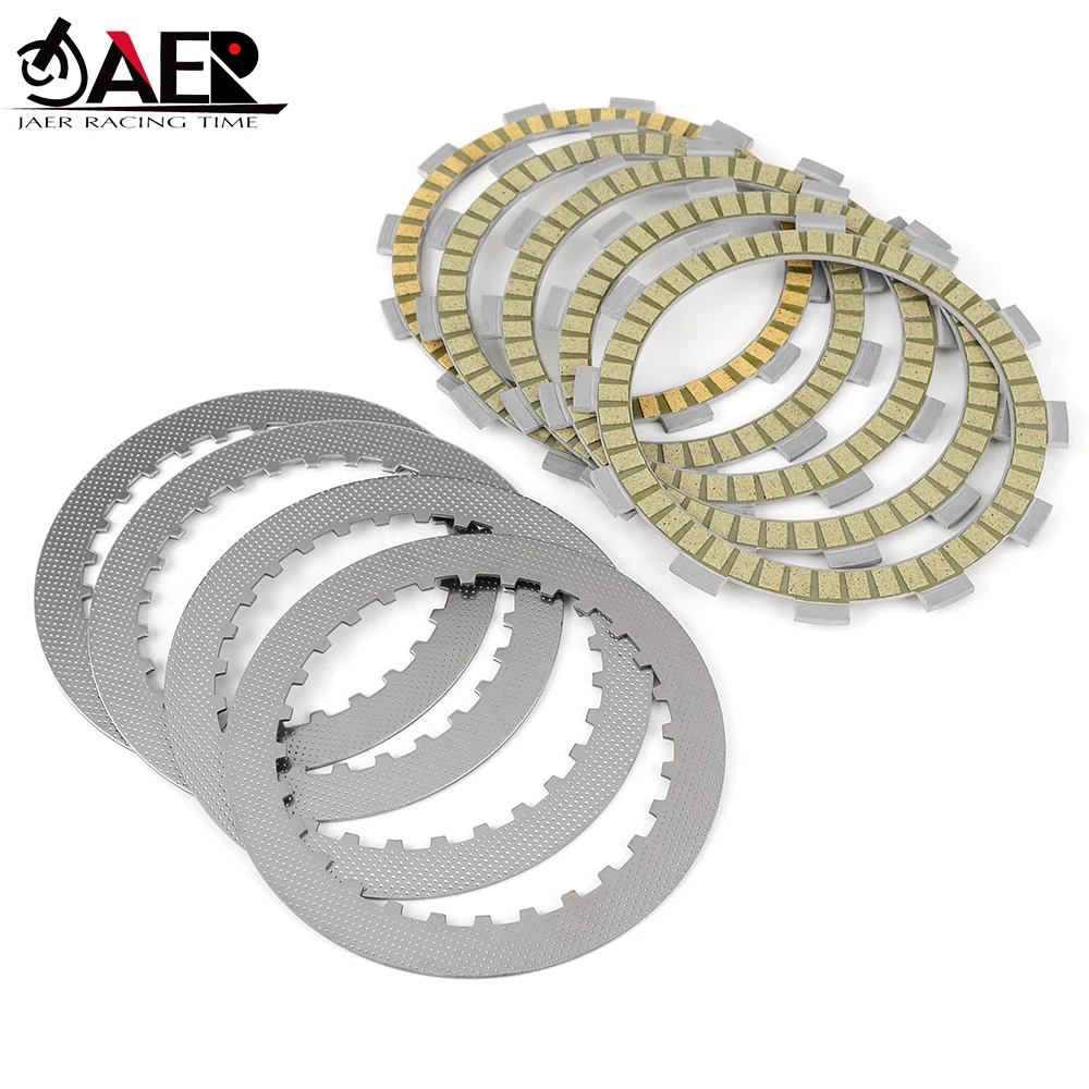 Clutch Friction Disc Plate Kit for Suzuki 21441-37400 DR250S 1982-1987 21440-19F00 GN250 1985-2001 GN250E 1996-2001 Big Boy