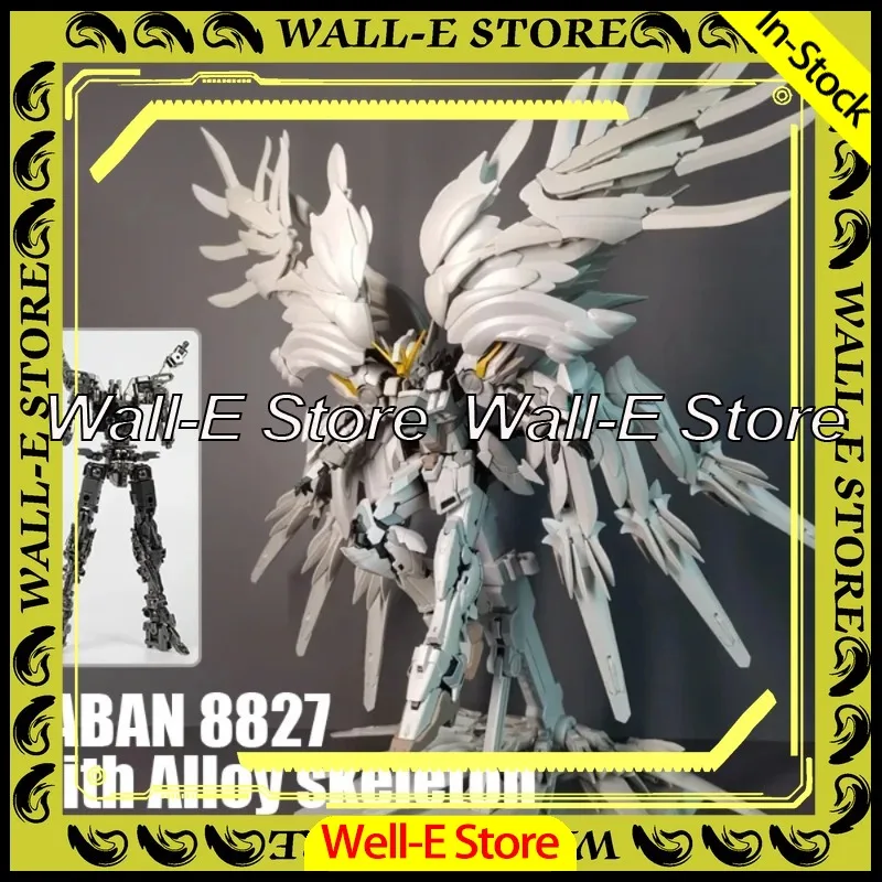 

In stock XXXG-00YSW Wings MG 1/100 Daban 8827 Alloy Skeleton Model Snow White Prelude Fix ModelAssembly Model Kit Action Toys
