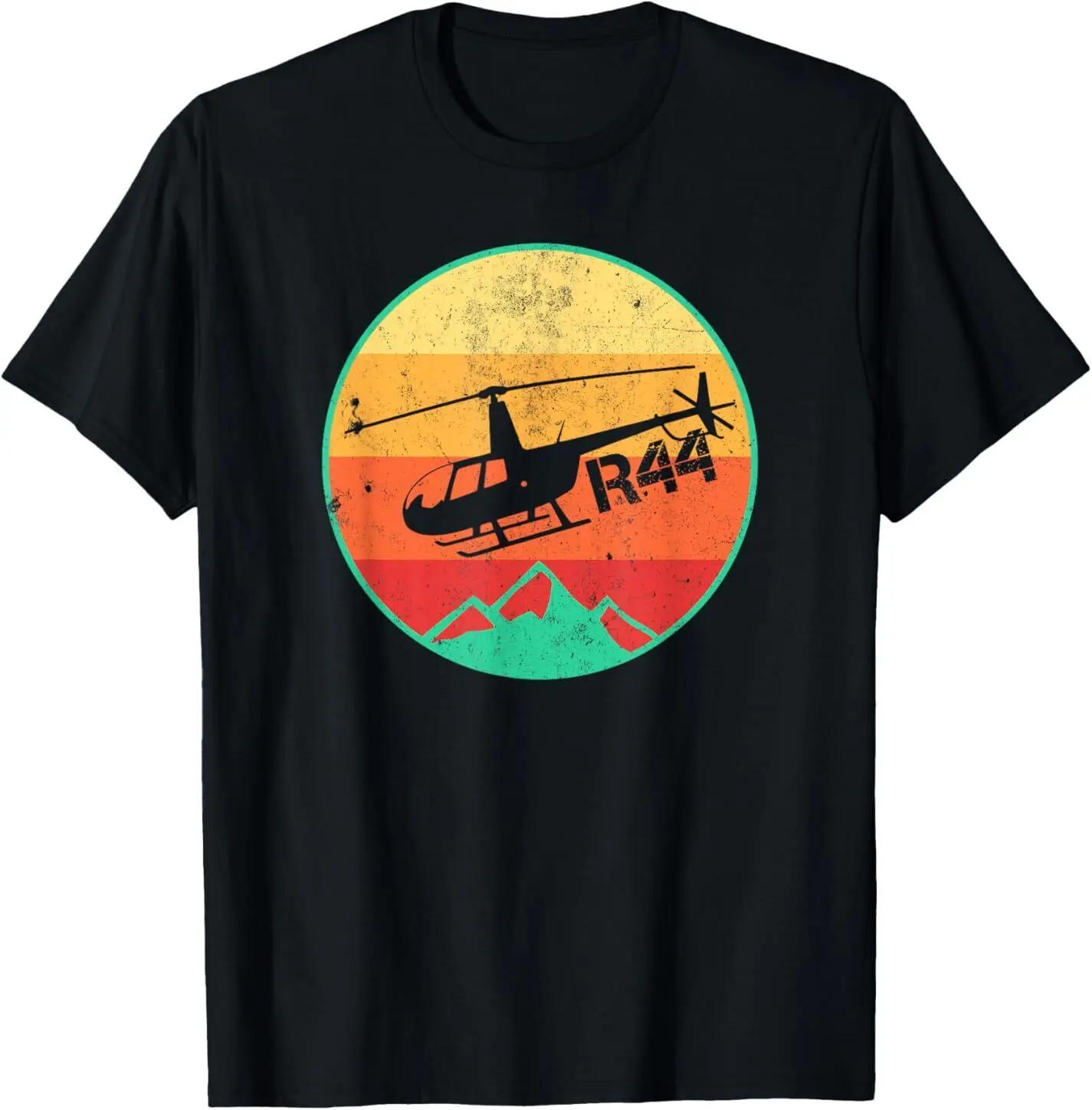 NEW LIMITED R-44 Helicopter Helo Aviation Aviator Pilot Gift Idea Best T-Shirt