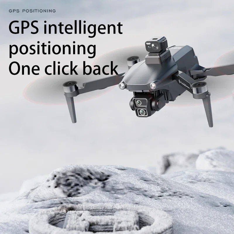 L6000-1PRO Drone 4K PTZ HD Cámara Dual GPS 5G WIFI RC FPV Dron láser para evitar obstáculos Motor sin escobillas Quadcopter