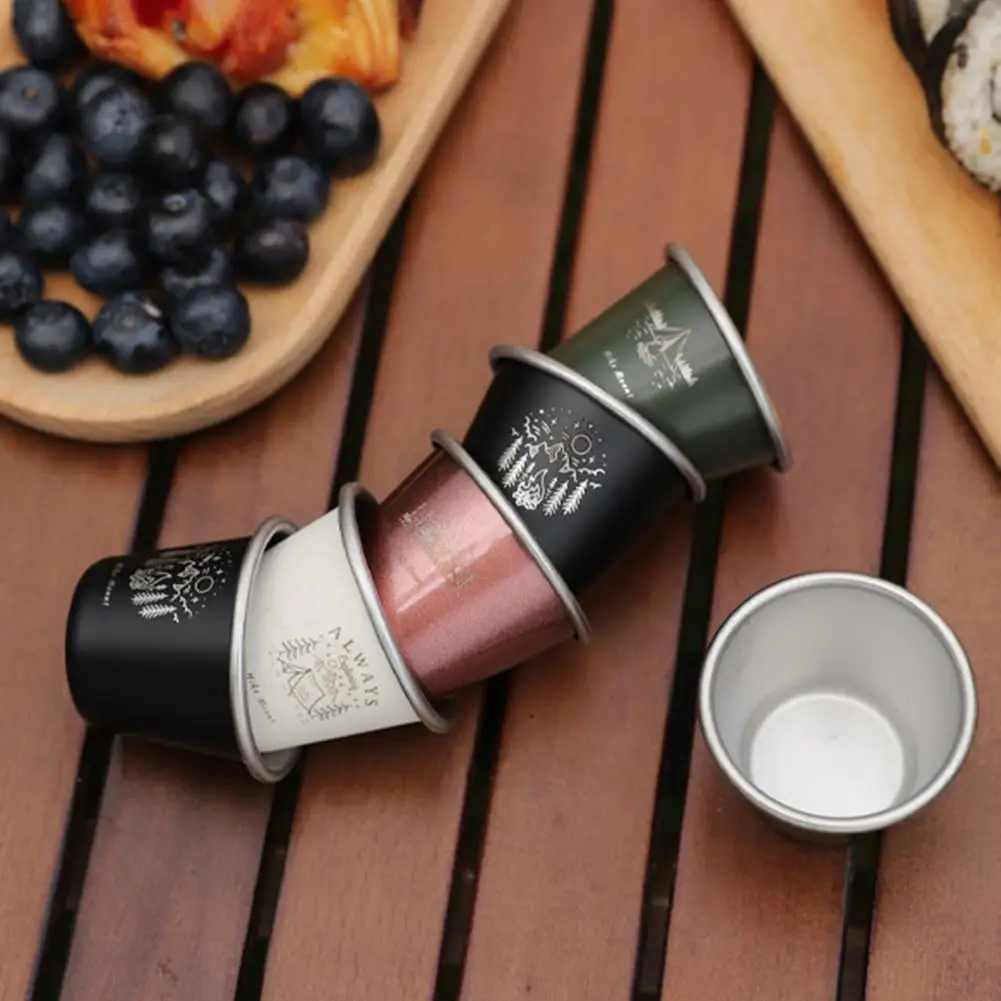 Camping Water Cup Durable Stainless Steel Drinking Cup for Outdoor Camping Heat-resistant Coffee Mug Food Grade Dishwasher Safe