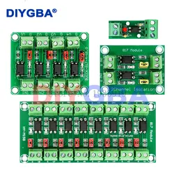 PC817 2 4 8 Channel Optocoupler Isolation Board Voltage Converter Adapter Module 3.6-30V Driver Photoelectric Isolated Module
