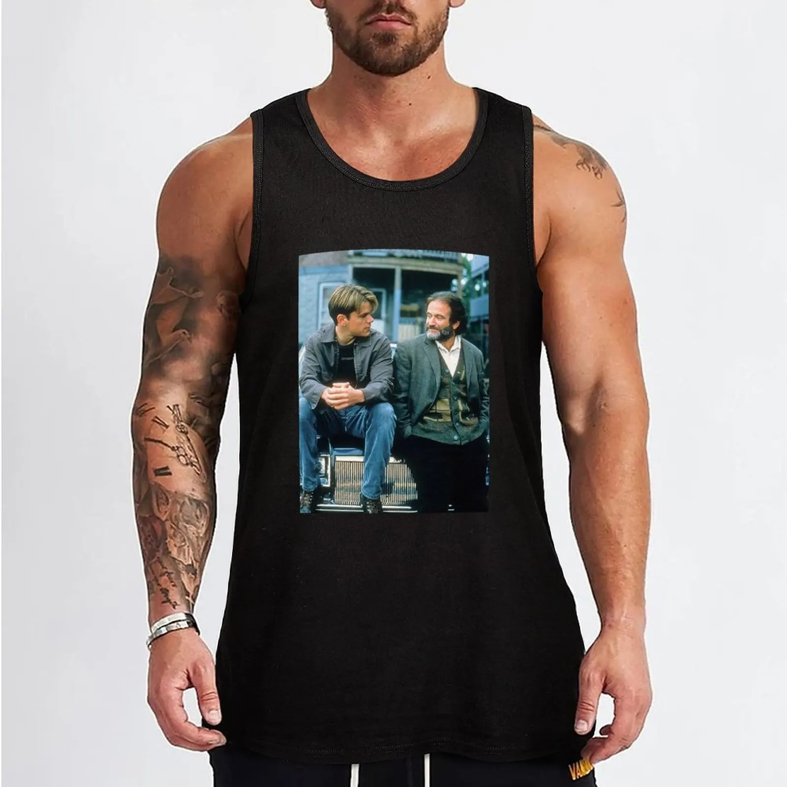 Good Will Hunting Tank Top mens clothing Bodybuilding shirt mens gym clothes