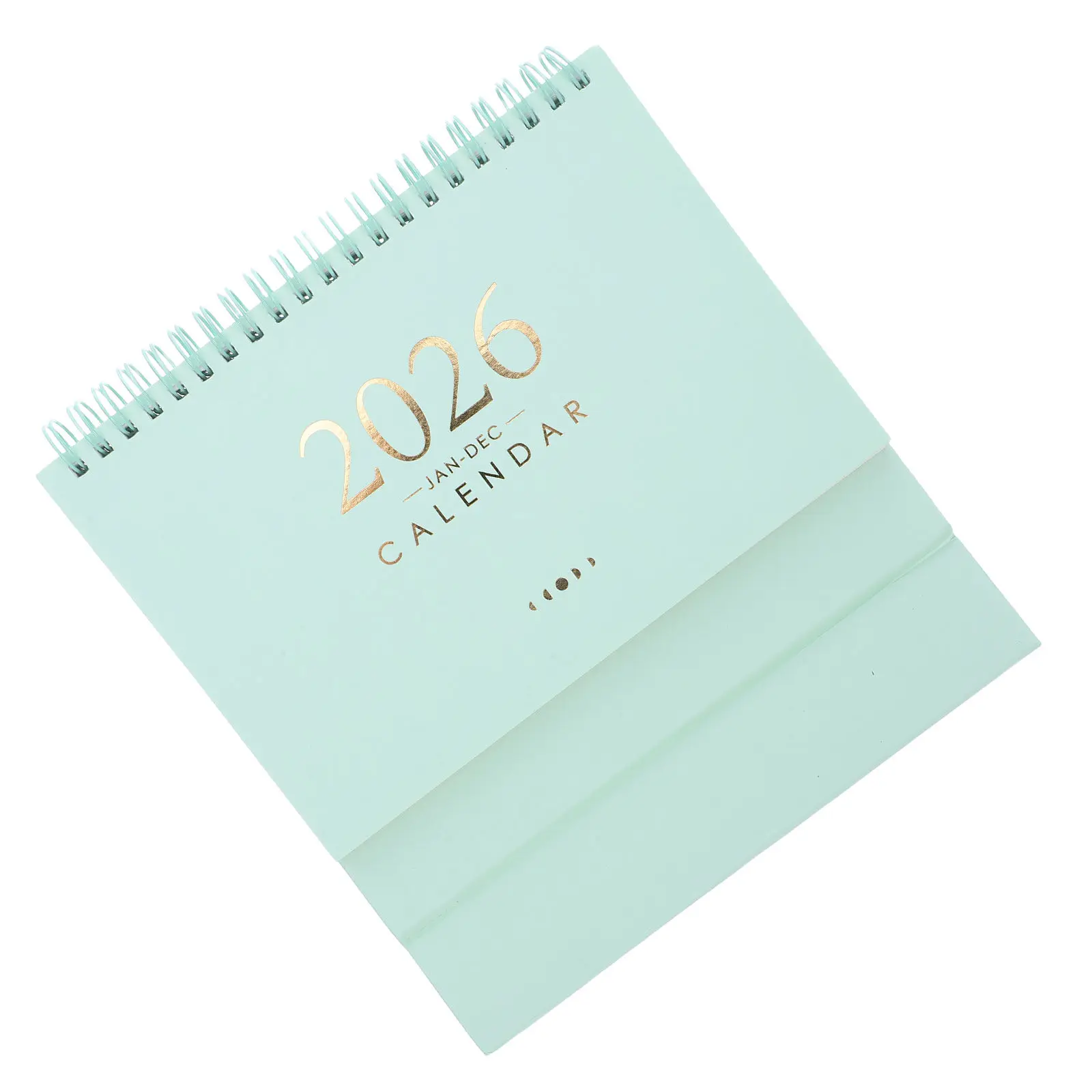 

2026 Standing Desk Calendar Coil Binding 12-Month Flip Planner Daily Monthly Yearly Scheduling Thick Bleed-Resistant Paper