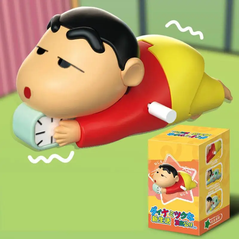 

Crayon Shin Chan Новая серия динамичных игрушек, которые будут ползать вперед, модные игрушки, подвижные фигурки, настольные украшения, подарки