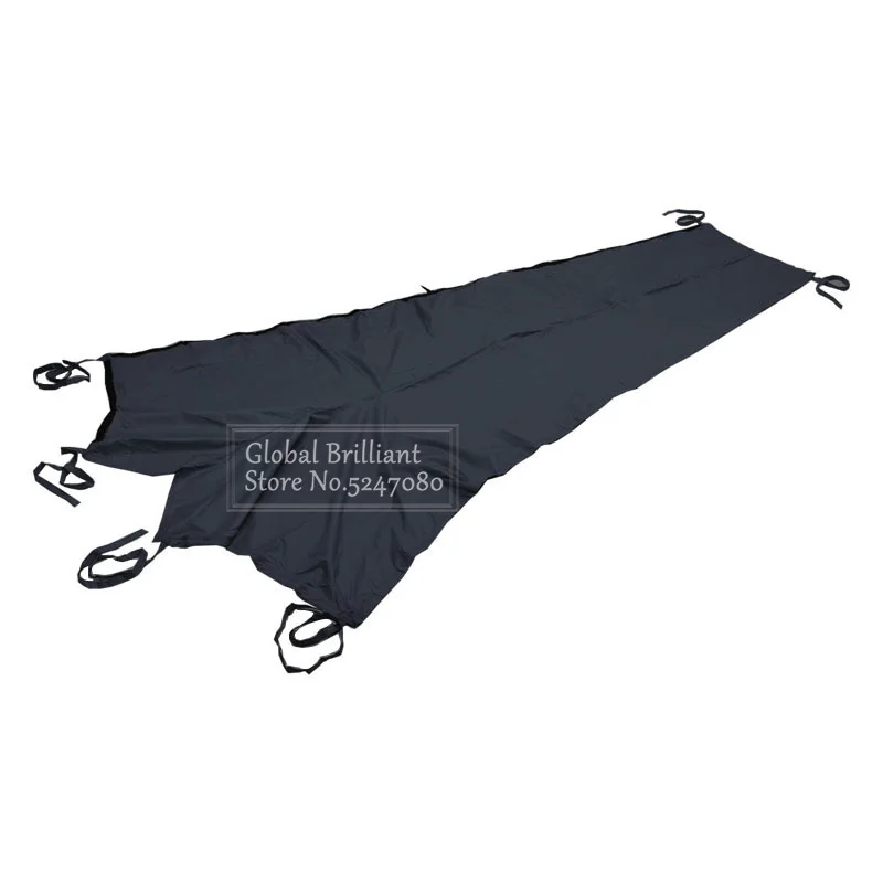 8-13ft 420D Waterproof Mainsail Boom Cover Boat Cover Anti UV Windproof Sunshade Sail Cover Black Anti Scratch Dustproof Cover