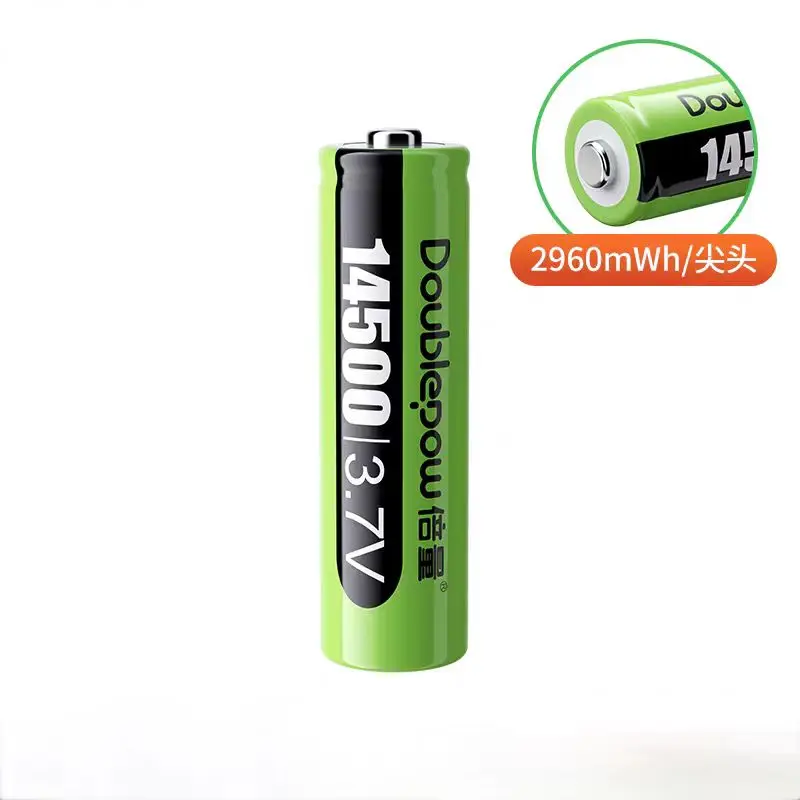

12pcs/lot Original 14500 rechargeable lithium battery 3.7V 2960mWh AA rechargeable battery electric toothbrush battery