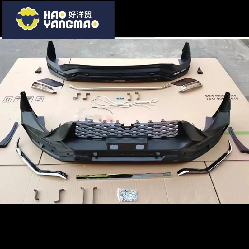 Suitable for Body Kit Front Rear Bumper Grill Fog Lamp Assembly For Toyota Fortuner 12-22 Modified to Lexus Kit Car Accessories