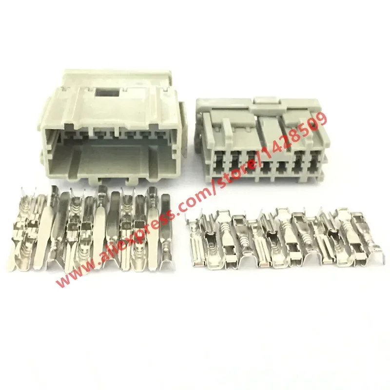 1 Pcs 12 Pin Automotive Electric Harness Female Male Connector 6098-0252 6098-0251