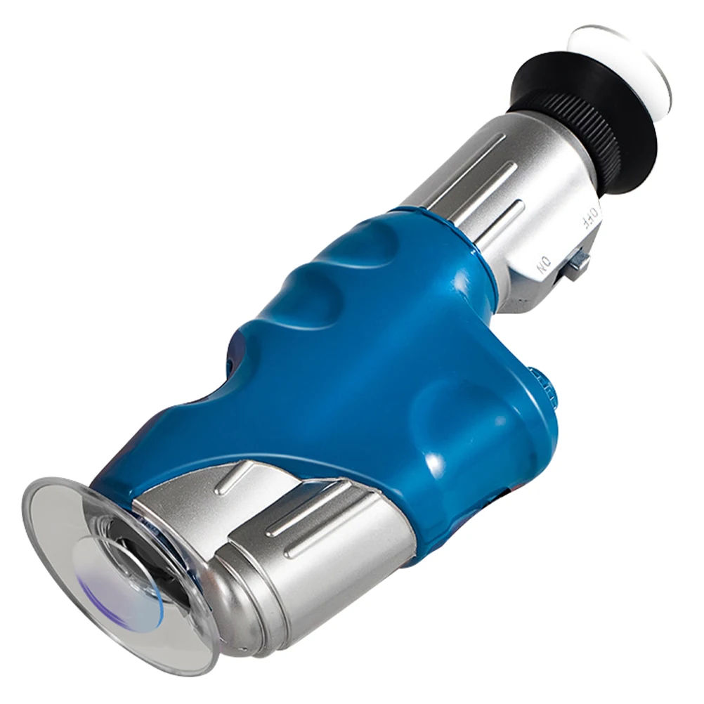 

Handheld Microscope Compact LED Kids Shatterproof Microscope Outdoor School Lab Shatterproof Premium High Clear