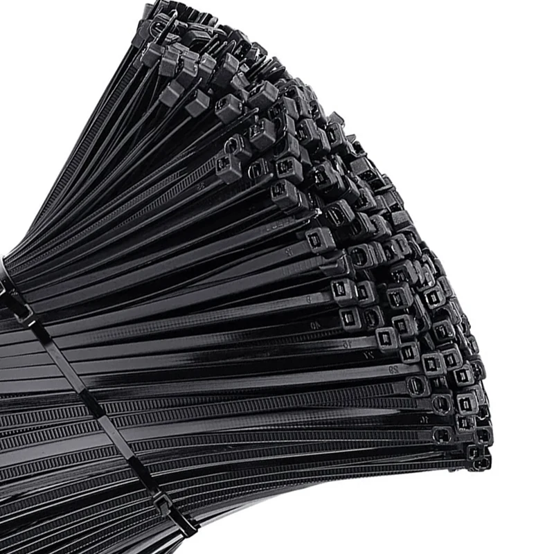 500PCS 12 Inch Heavy Duty 5 X 300Mm Zip Ties,UV Resistant Cable Ties For Indoor And Outdoor