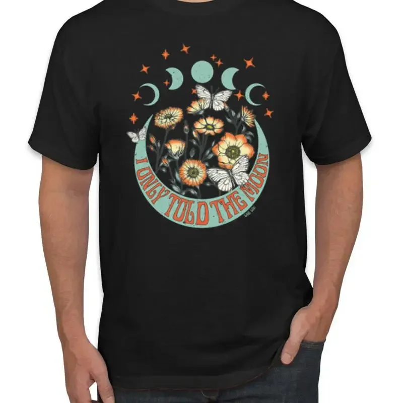 Футболка мужская I Only Told The Moon Phases Daisies