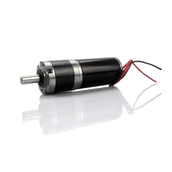 Reductor de planetas de tubo de acero de Metal de alto Torque, larga vida, bajo ruido, 32mm de diámetro, DC 12V, 24V, Micro Motor de engranaje planetario